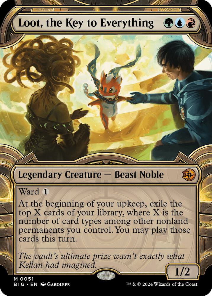 Loot, the Key to Everything 51 (Outlaws of Thunder Junction: The Big Score)  - Showcase Foil | Good Games Modbury