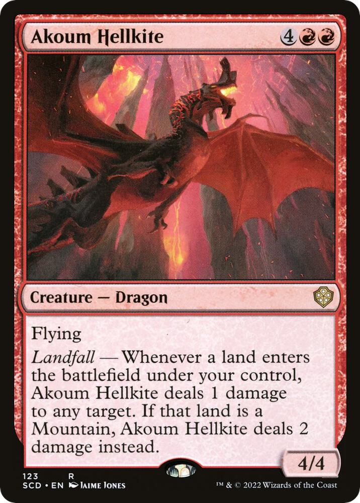 Akoum Hellkite 123/352 (Starter Commander Decks)  | Good Games Modbury