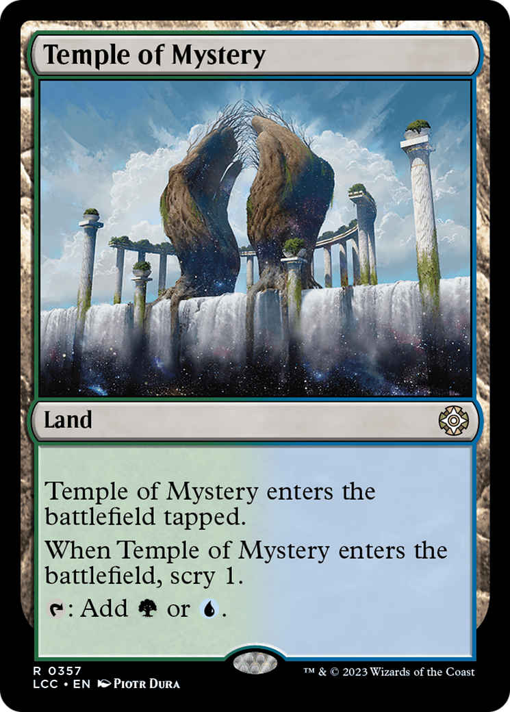 Temple of Mystery [The Lost Caverns of Ixalan Commander] | Good Games Modbury
