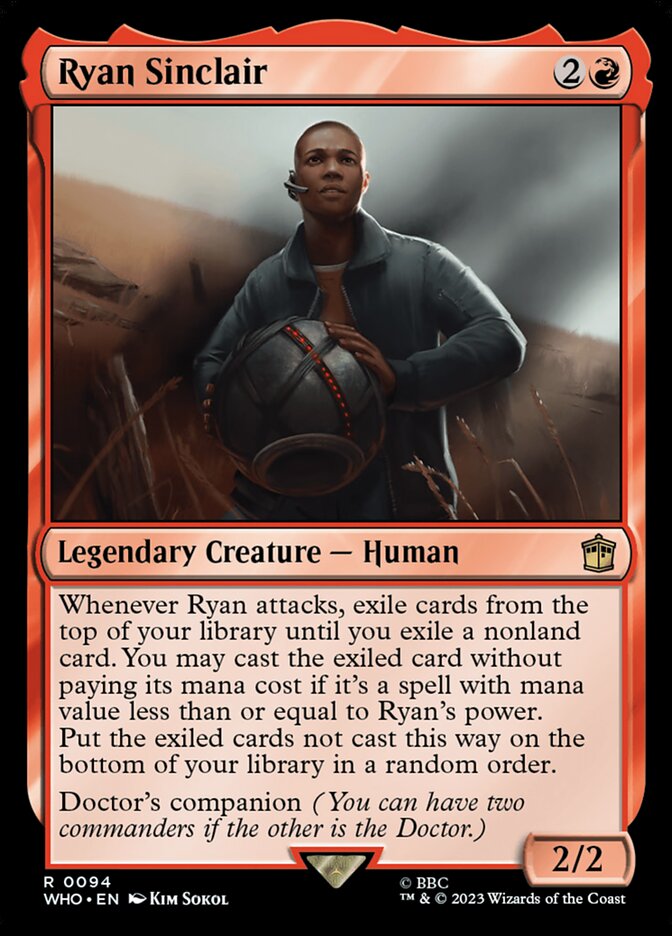 Ryan Sinclair 94/331 (Universes Beyond: Doctor Who)  - Foil | Good Games Modbury