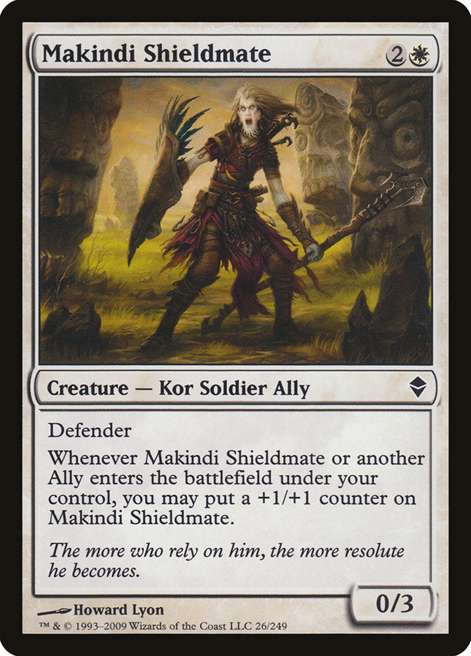 Makindi Shieldmate [Zendikar] | Good Games Modbury