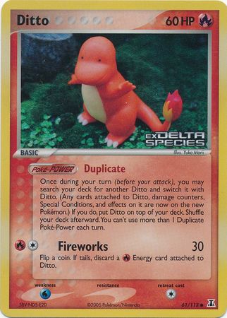 Ditto (61/113) (Stamped) [EX: Delta Species] | Good Games Modbury