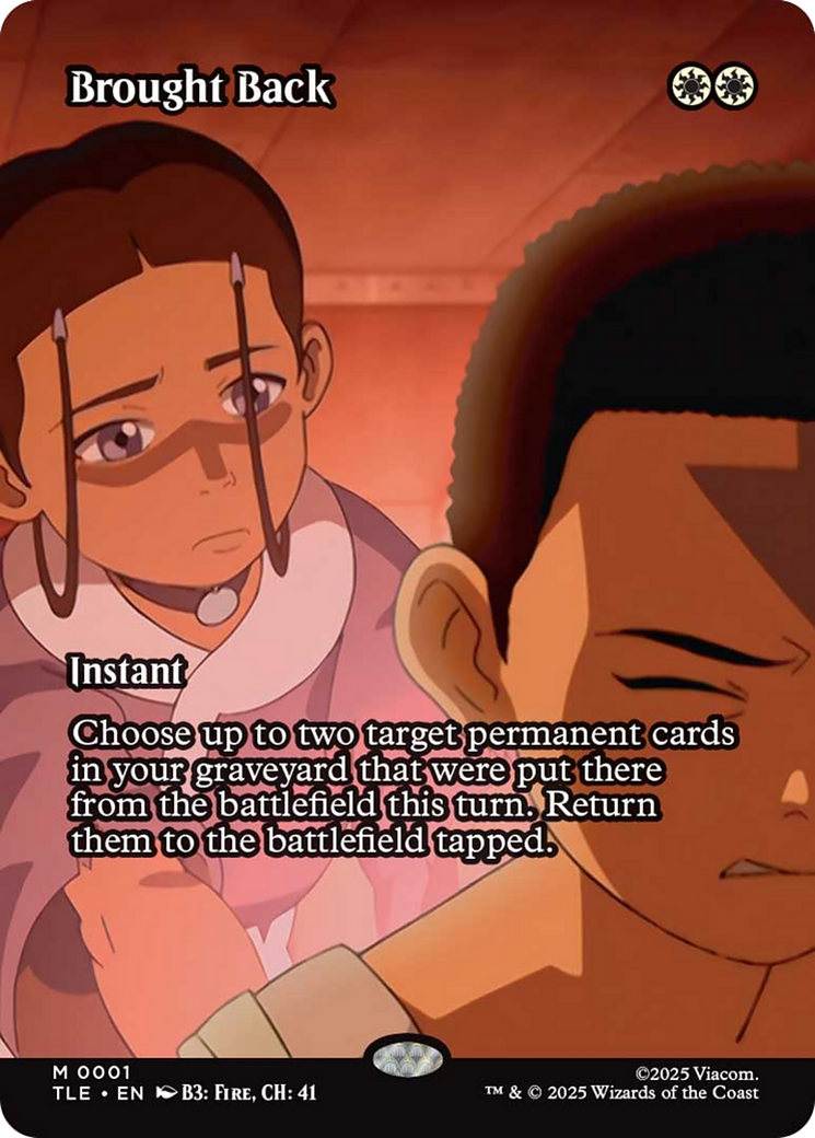 Brought Back (Borderless) [Avatar: The Last Airbender: Eternal-Legal] | Good Games Modbury