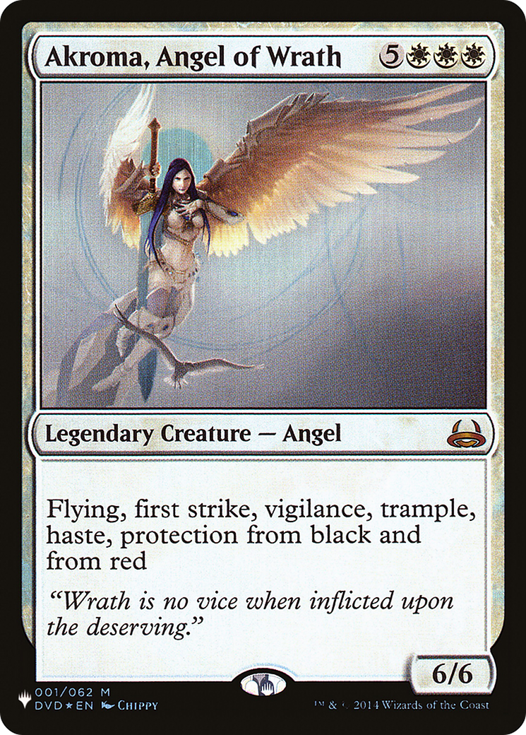 Akroma, Angel of Wrath [The List Reprints] | Good Games Modbury