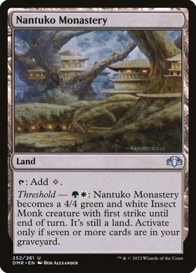 Nantuko Monastery 252/261 (Dominaria Remastered)  - Foil | Good Games Modbury
