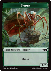Spider // Bird Double-Sided Token [Tarkir: Dragonstorm Commander Tokens] | Good Games Modbury