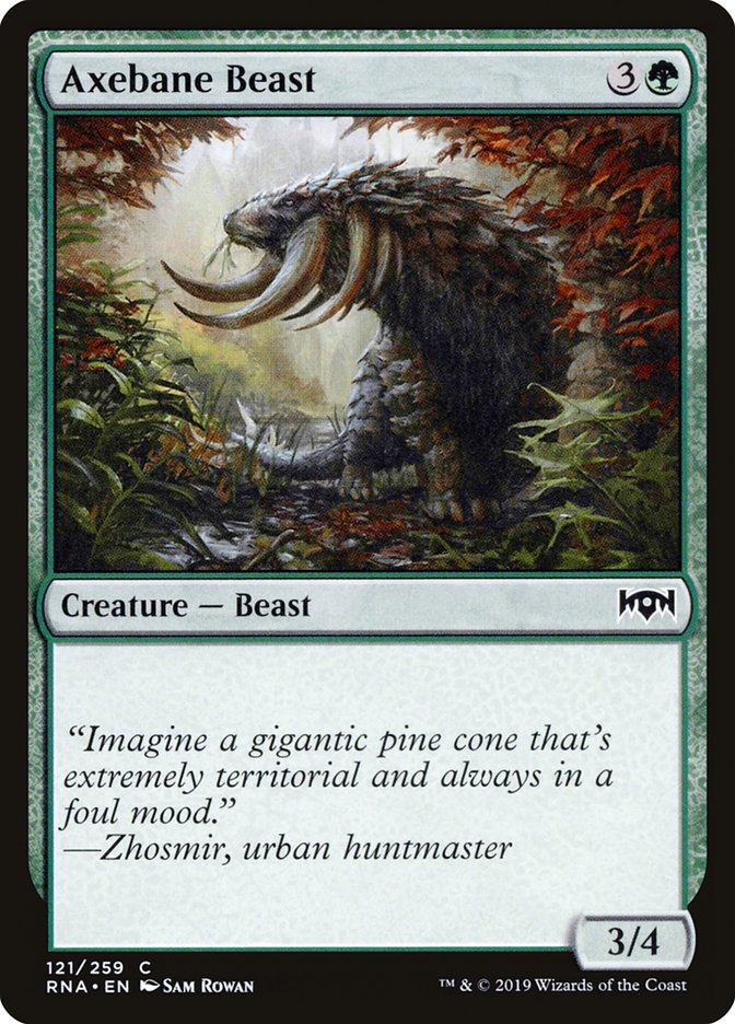 Axebane Beast [Ravnica Allegiance] | Good Games Modbury