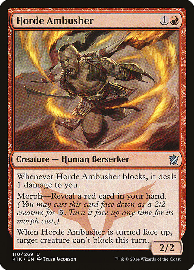 Horde Ambusher [Khans of Tarkir] | Good Games Modbury