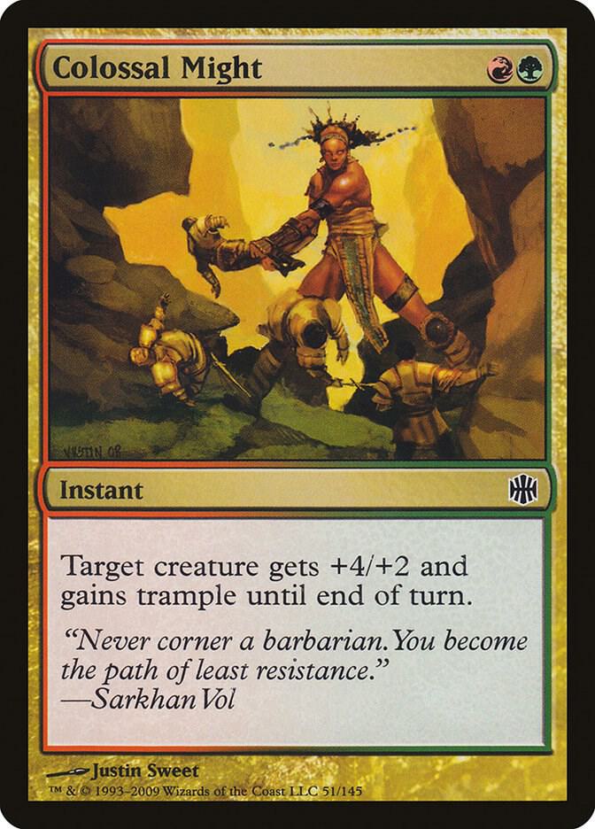Colossal Might 51/145 (Alara Reborn)  - Foil | Good Games Modbury