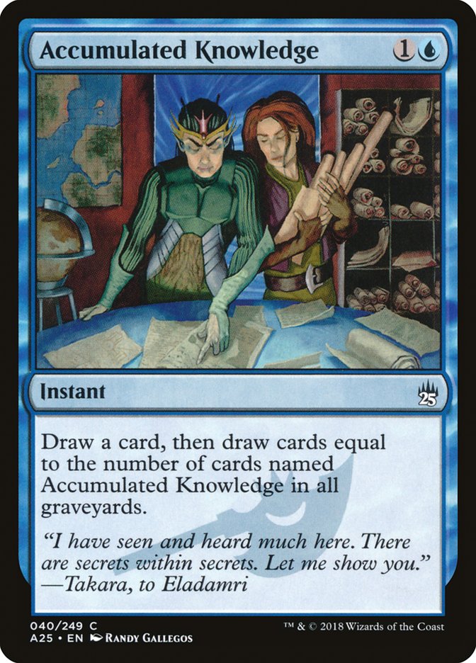 Accumulated Knowledge 40/249 (Masters 25)  - Foil | Good Games Modbury