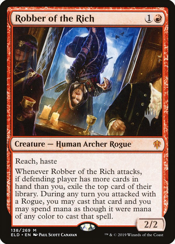 Robber of the Rich (Promo Pack) [Throne of Eldraine Promos] | Good Games Modbury