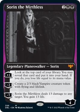 Sorin the Mirthless 398/534 (Innistrad: Double Feature)  | Good Games Modbury