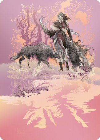 Arlinn, the Pack's Hope 2 Art Card [Innistrad: Midnight Hunt Art Series] | Good Games Modbury