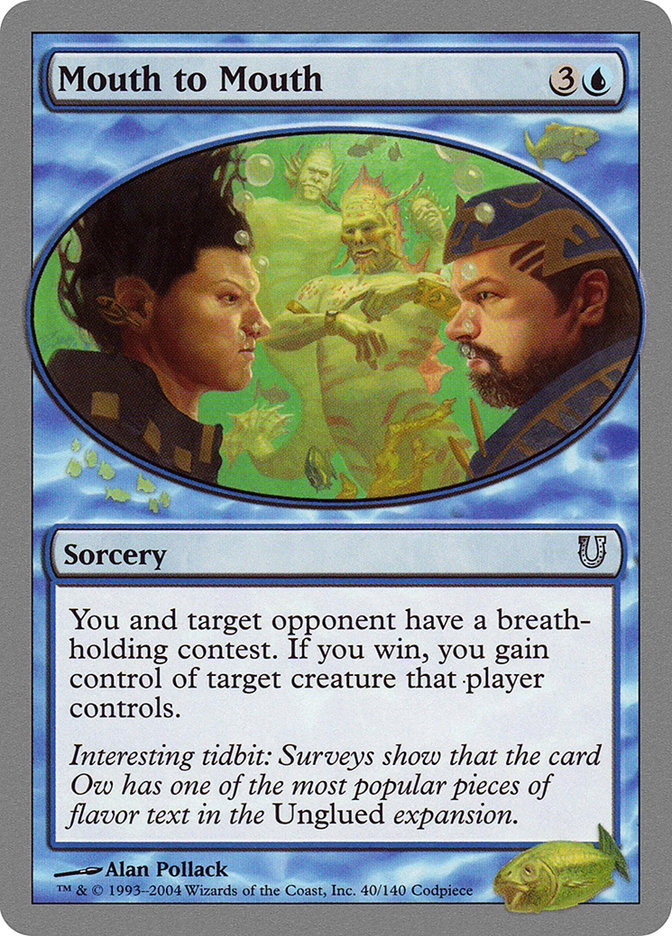 Mouth to Mouth 40/140 (Unhinged)  - Foil | Good Games Modbury