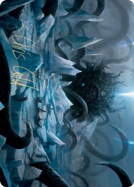 Icebreaker Kraken Art Card Gold Stamped Signature 15 (Art Series: Kaldheim)  | Good Games Modbury