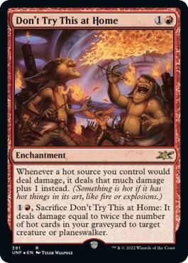 Dont Try This at Home Galaxy Foil 391/244 (Unfinity)  - Foil | Good Games Modbury