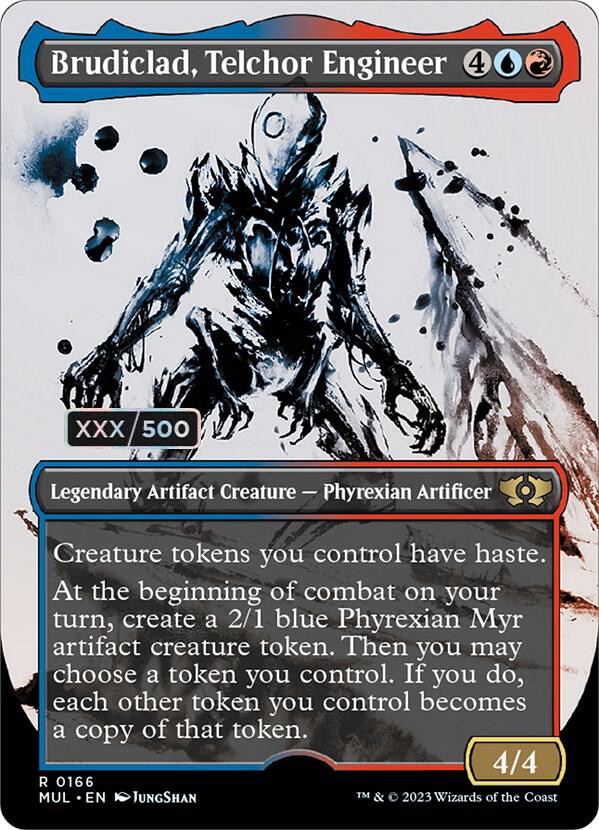 Brudiclad, Telchor Engineer Serialized 166z/65 (March of the Machine: Multiverse Legends)  - Double Rainbow Foil | Good Games Modbury