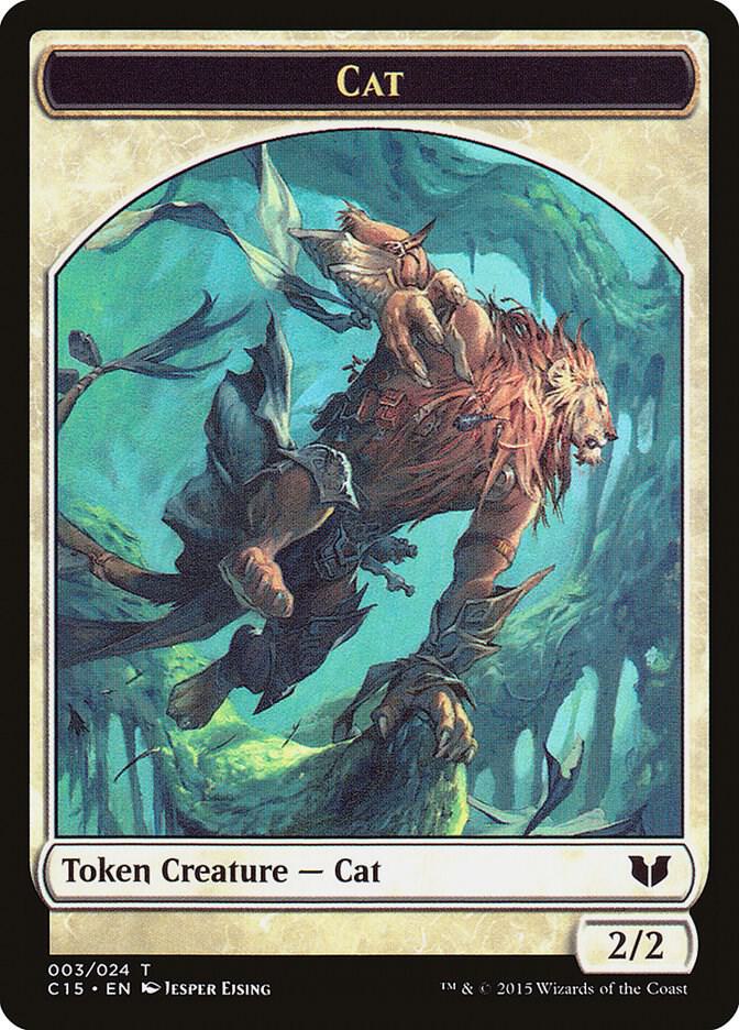 Cat Zombie Double Sided Token 3 // 8 (Commander 2015)  | Good Games Modbury