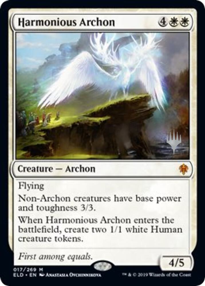 Harmonious Archon 17p/152 (Promo Pack: Throne of Eldraine)  - Foil | Good Games Modbury