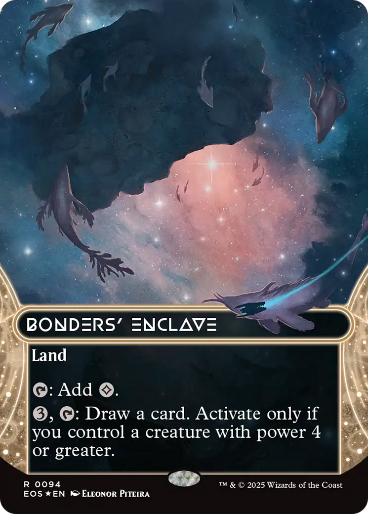 Bonders' Enclave (0094) (Borderless) (Galaxy Foil) [Edge of Eternities: Stellar Sights] | Good Games Modbury