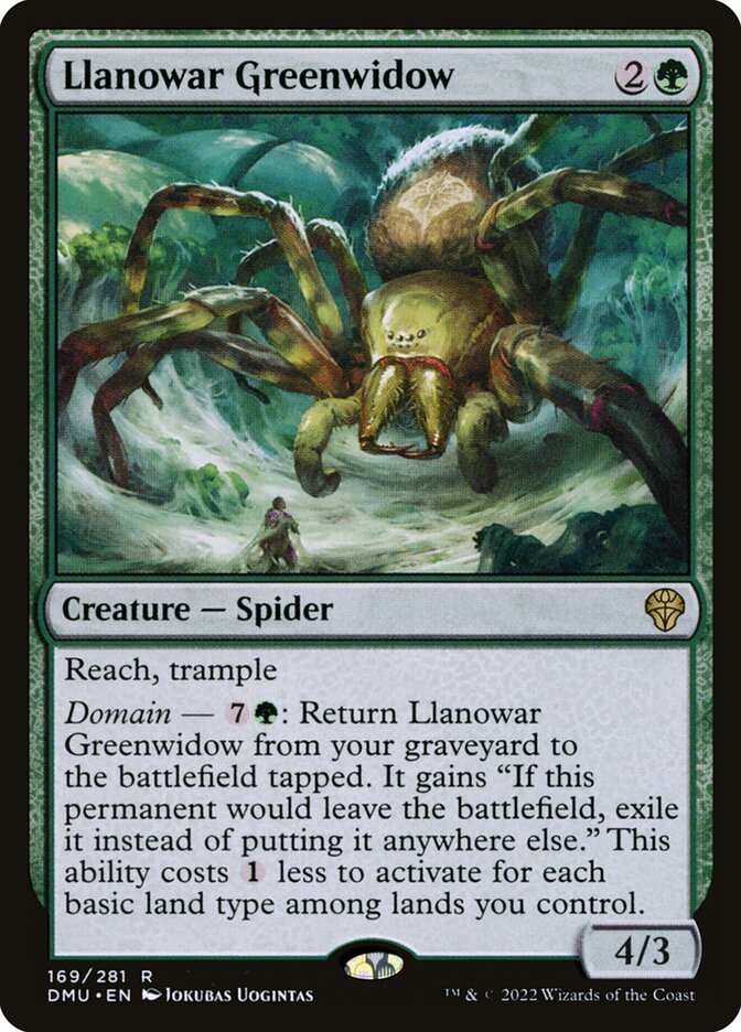 Llanowar Greenwidow 169 (Dominaria United)  | Good Games Modbury