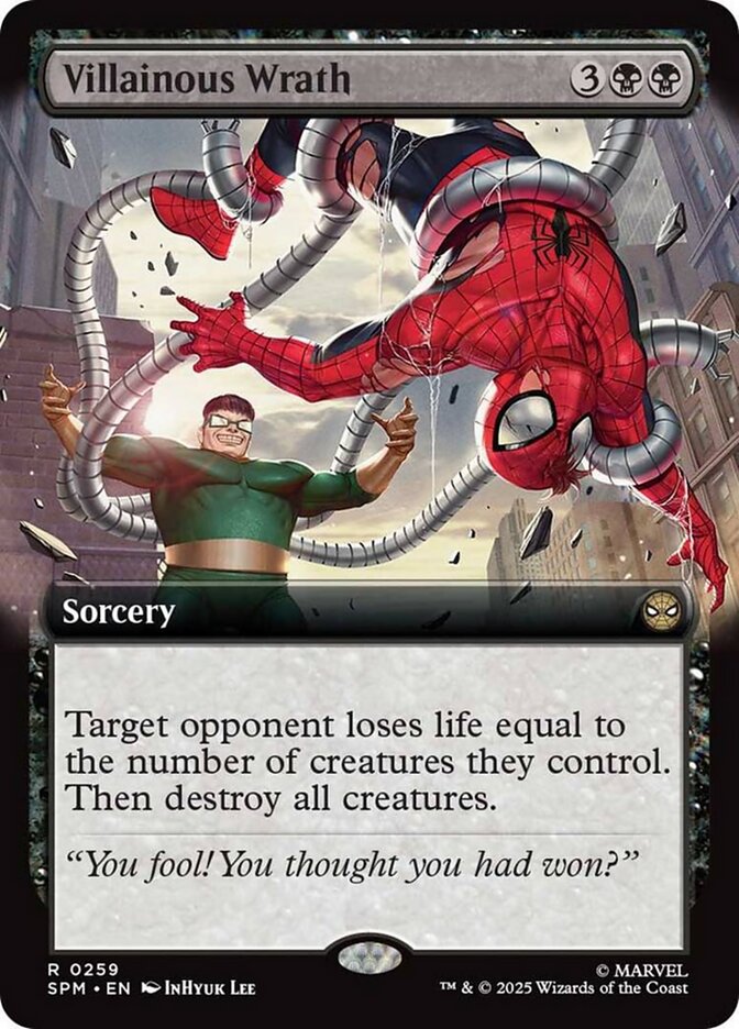 Villainous Wrath 259/198 (Marvel's Spider-Man)  - Extended Art Foil | Good Games Modbury