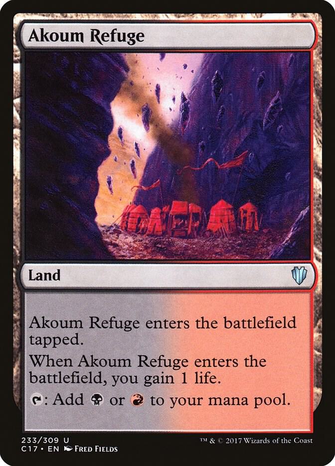 Akoum Refuge 233/309 (Commander 2017)  | Good Games Modbury