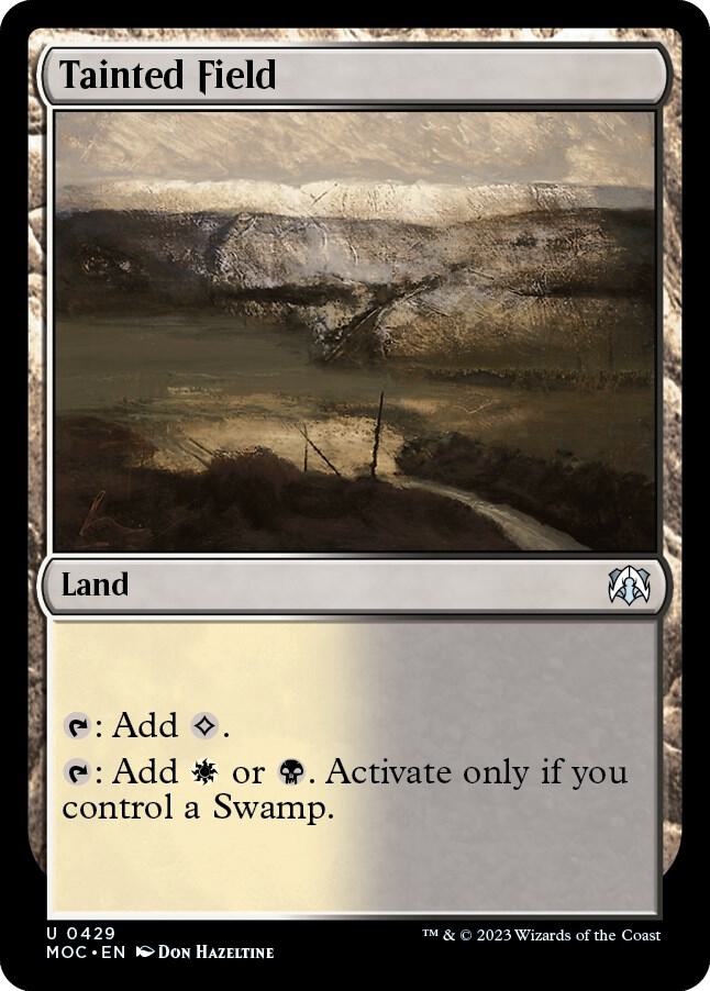 Tainted Field 429/444 (Commander: March of the Machine)  | Good Games Modbury