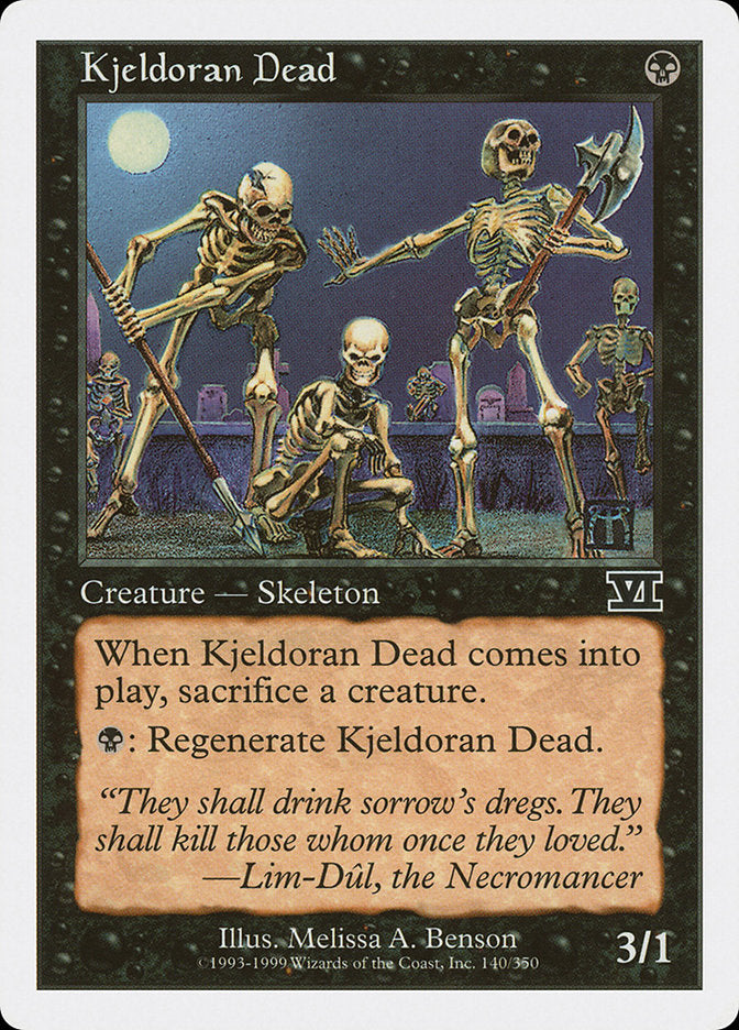 Kjeldoran Dead [Classic Sixth Edition] | Good Games Modbury