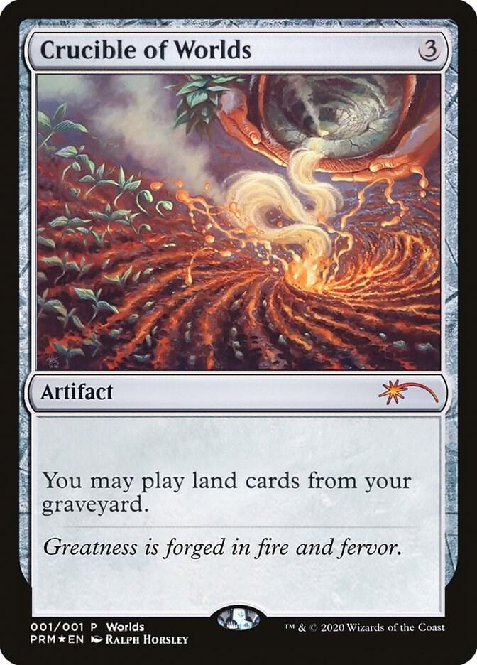 Crucible of Worlds 1 (Unique and Miscellaneous Promos)  - Foil | Good Games Modbury