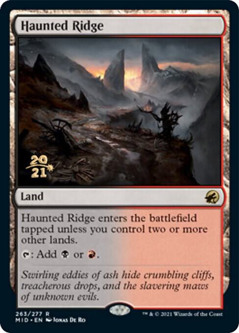 Haunted Ridge 263 (Prerelease Cards)  - Foil | Good Games Modbury