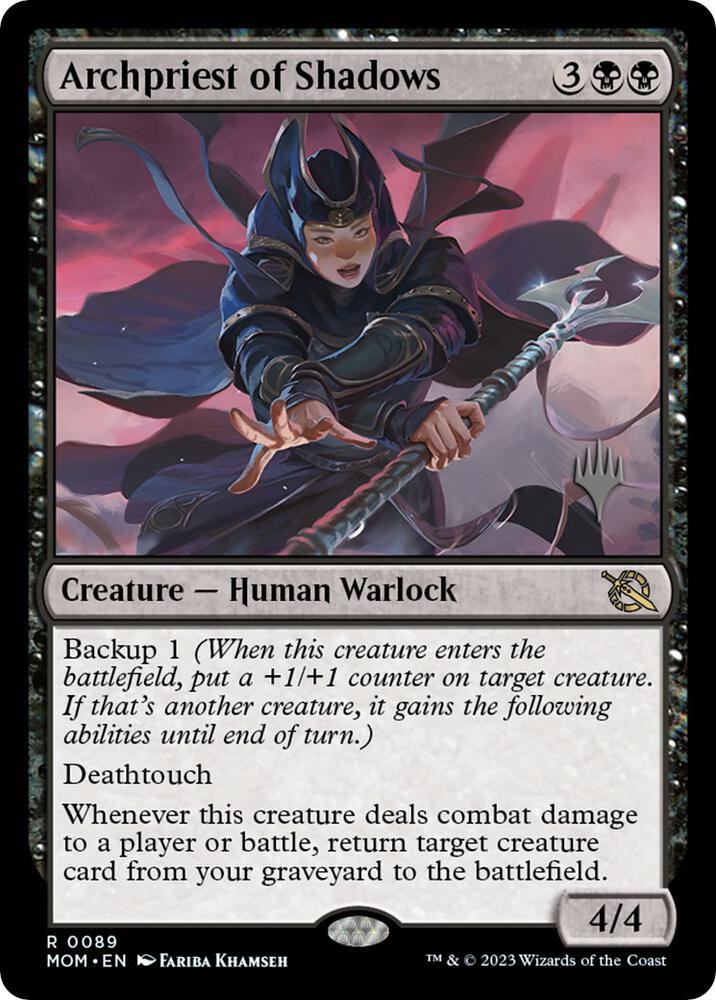 Archpriest of Shadows 89p/162 (Promo Pack: March of the Machine)  - Foil | Good Games Modbury