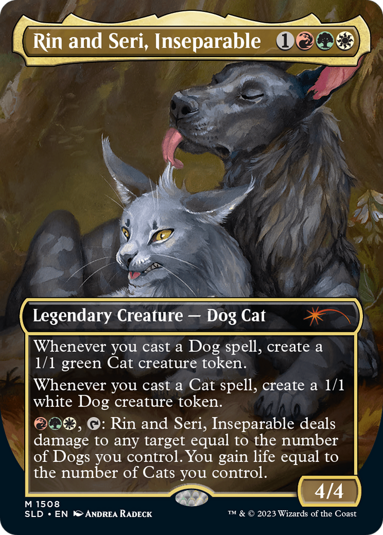 Rin and Seri, Inseparable (1508) // Rin and Seri, Inseparable [Secret Lair Commander Deck: Raining Cats and Dogs] | Good Games Modbury