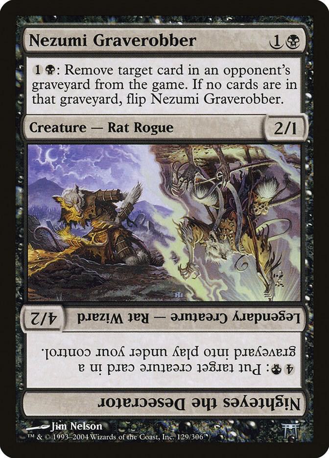 Nezumi Graverobber // Nighteyes the Desecrator 129 (Champions of Kamigawa)  | Good Games Modbury