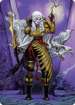 The Wandering Emperor Art Card 49 81 49 (Art Series: Kamigawa: Neon Dynasty)  | Good Games Modbury