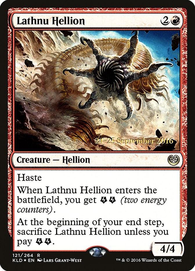 Lathnu Hellion 121s/83 (Prerelease Cards)  - Foil | Good Games Modbury