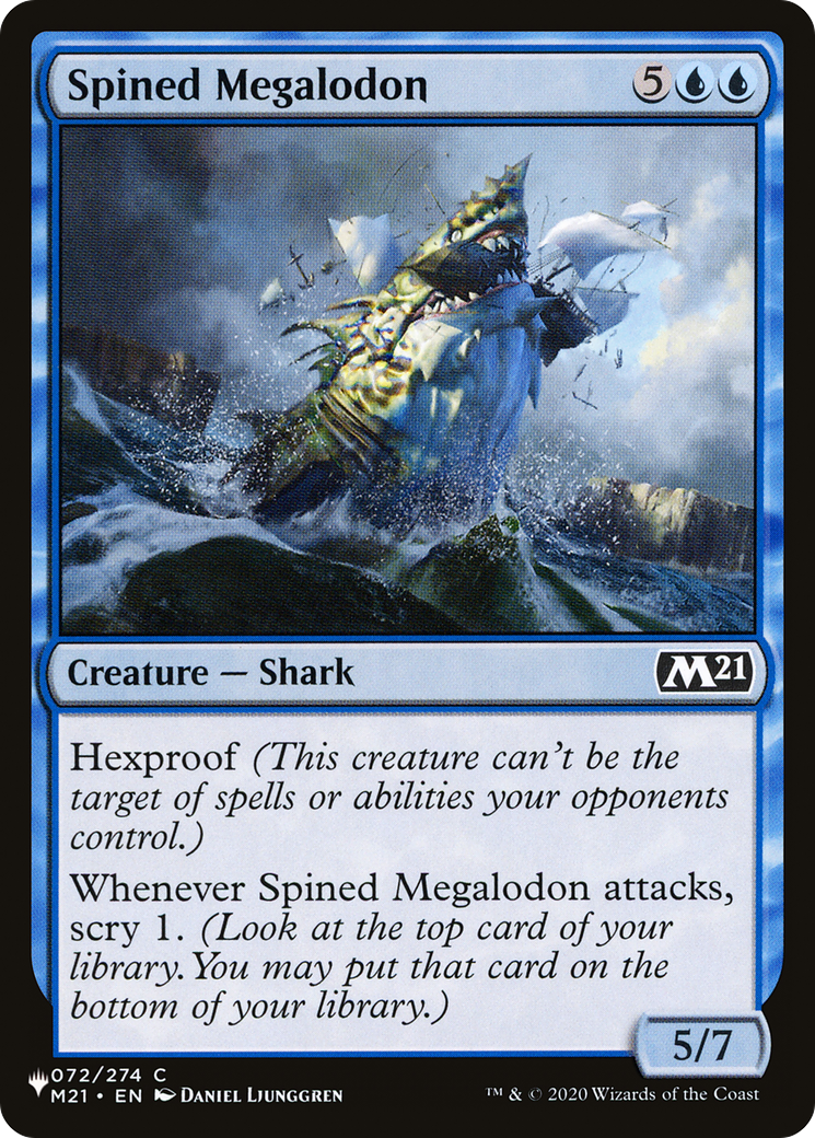 Spined Megalodon [The List Reprints] | Good Games Modbury