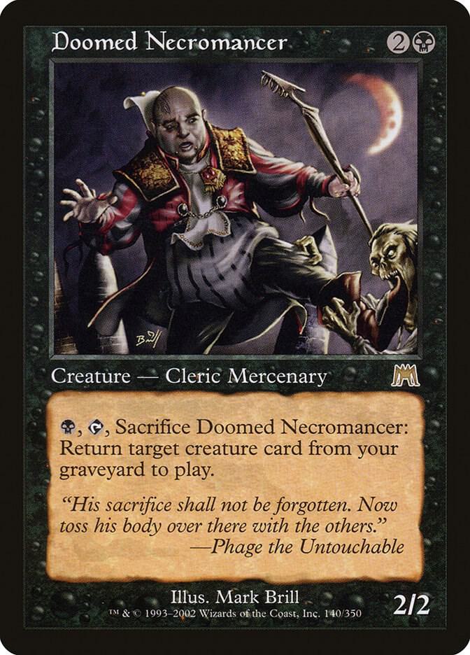 Doomed Necromancer 140/350 (Onslaught)  - Foil | Good Games Modbury