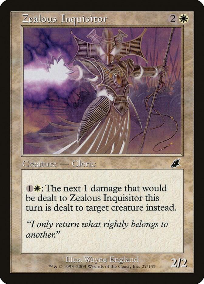 Zealous Inquisitor 27/143 (Scourge)  - Foil | Good Games Modbury
