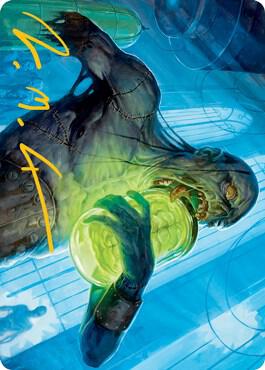 Larder Zombie Art Card Gold Stamped Signature 24 (Art Series: Innistrad: Midnight Hunt)  | Good Games Modbury