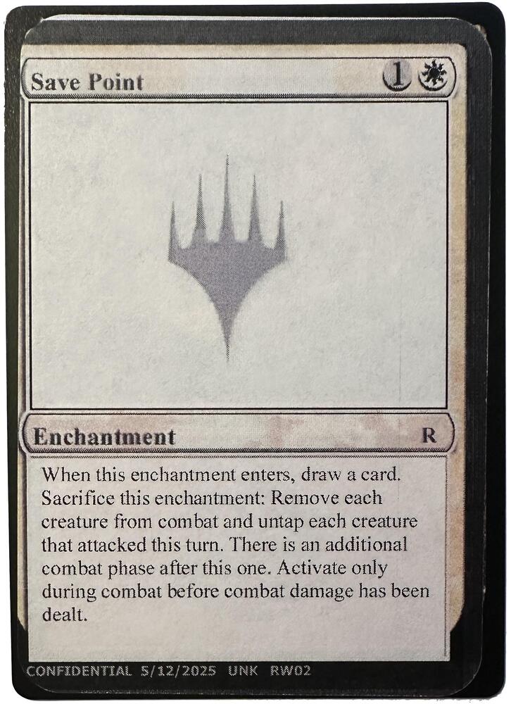 Save Point RW02d/477 (Un-Known Event Playtest Cards)  | Good Games Modbury