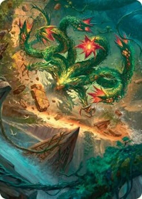 Mossborn Hydra Art Card 42 54 42 (Art Series: Foundations)  | Good Games Modbury