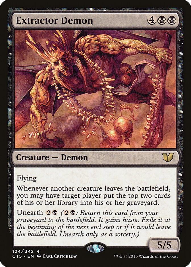 Extractor Demon 124/342 (Commander 2015)  | Good Games Modbury