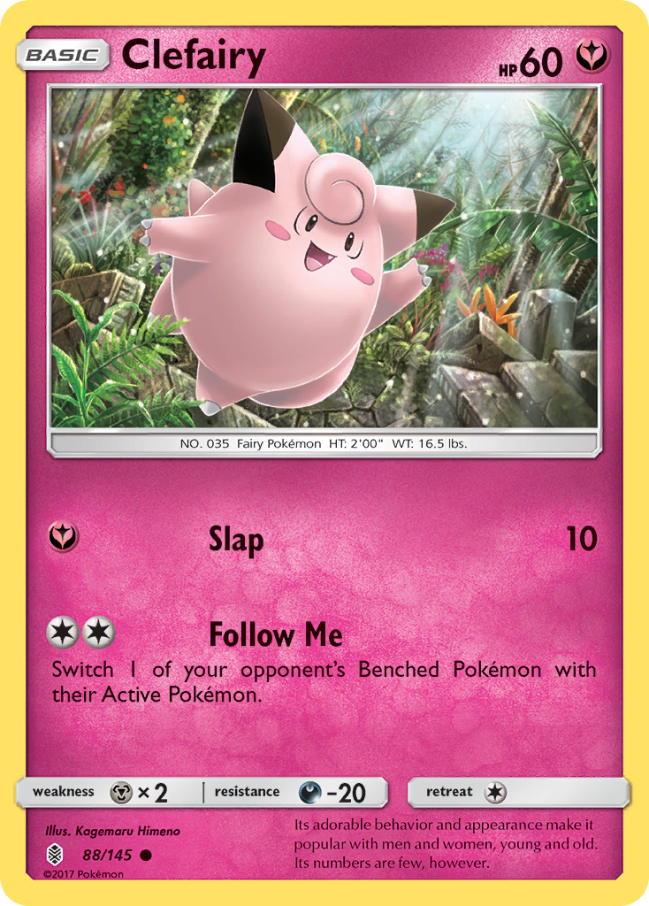 Clefairy (88/145) [Sun & Moon: Guardians Rising] | Good Games Modbury