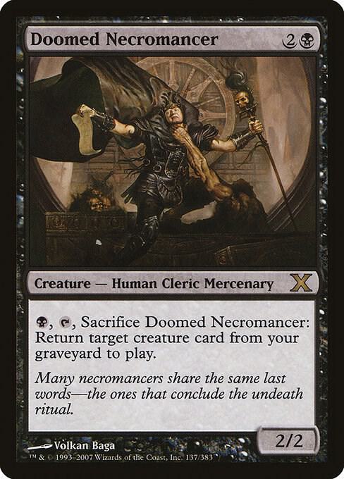Doomed Necromancer 137/383 (10th Edition)  | Good Games Modbury