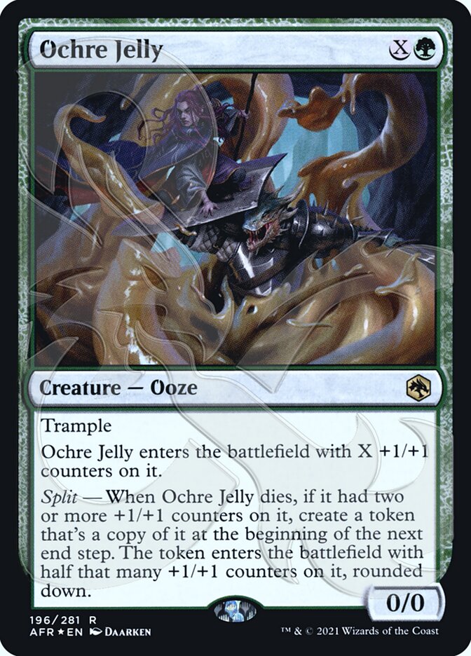 Ochre Jelly (Ampersand Promo) [Dungeons & Dragons: Adventures in the Forgotten Realms Promos] | Good Games Modbury