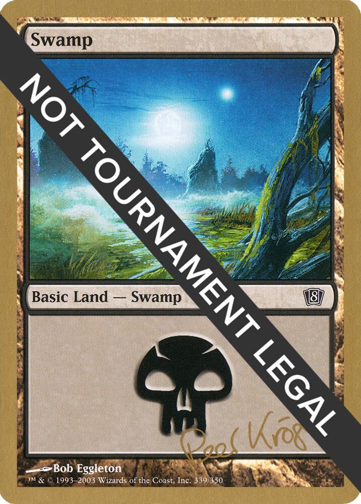 Swamp 339 2003 Peer Kroger 8ED pk339/142 (World Championship Decks)  | Good Games Modbury