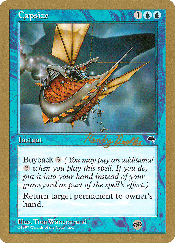 Capsize (Randy Buehler) (SB) [World Championship Decks 1998] | Good Games Modbury