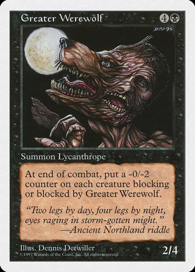 Greater Werewolf 166/455 (Fifth Edition)  | Good Games Modbury