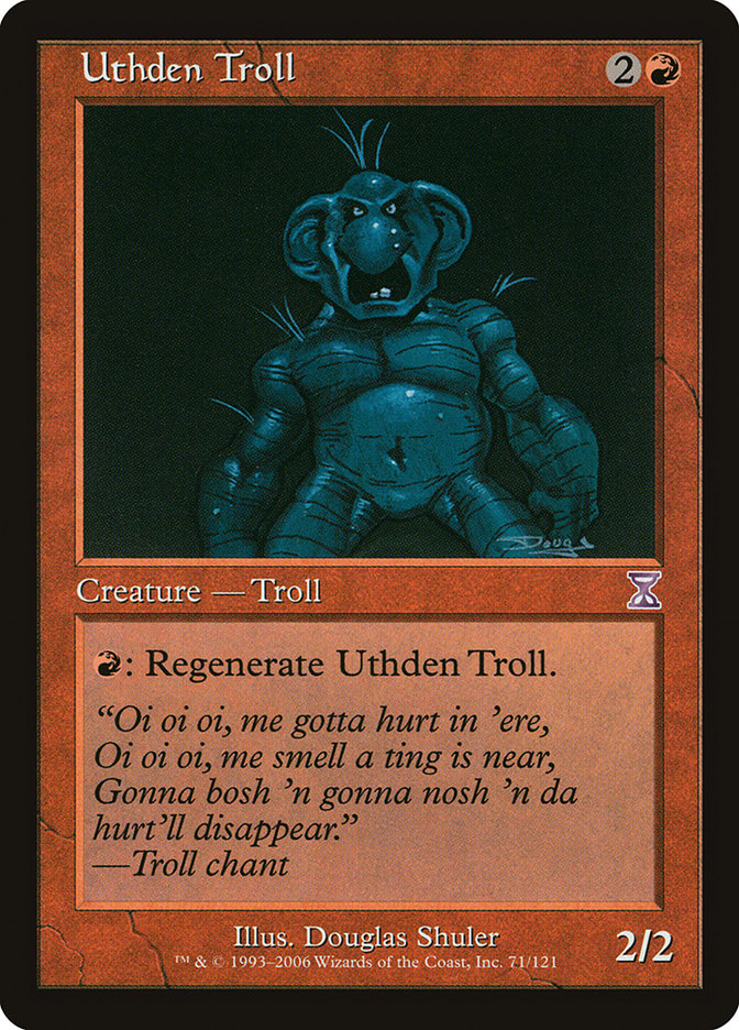 Uthden Troll 71/121 (Timeshifted)  | Good Games Modbury